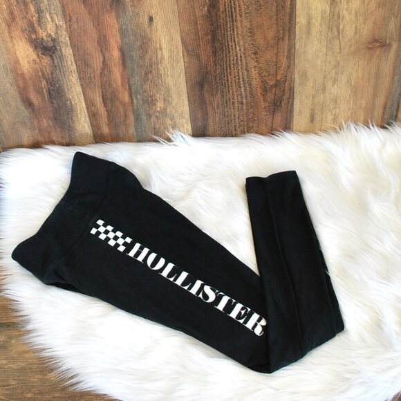 Hollister Women's Black Leggings Yoga Pants XS - Picture 2 of 4